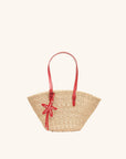 The East West Mini Tote - Tomato