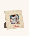 Raffia Picture Frame