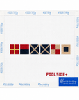 Poolside Bags The Summer Clutch Boat Flags Needlepoint Canvas