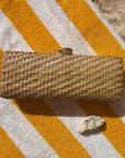The Nantucket Clutch - Rattan Poolside Bags Clutch - Straw Summer Clutch - Main