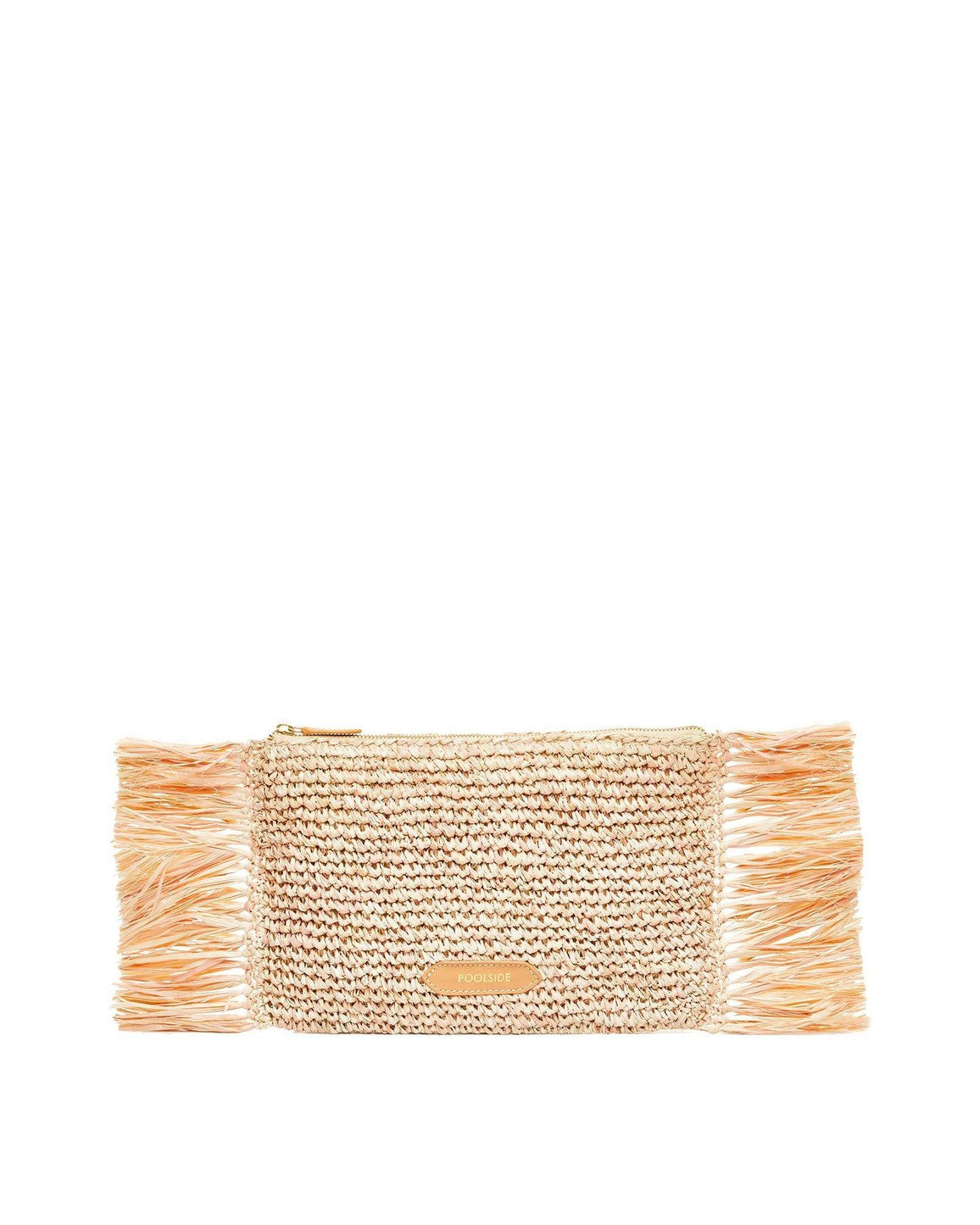 Poolside One Love Raffia on sale Clutch