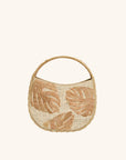 Vintage-inspired raffia embroidered straw bag – The Arc Bag