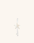 Leather starfish bag charm embroidered with shell paillettes – The Starfish Bag Charm