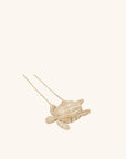 Mini rattan tortoise-shaped clutch with chain strap – The Tortoise Mini