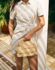 The Flamands Fringe Tote - Natural