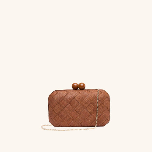 The Island Clutch - Cocoa