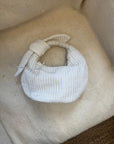 SALE - The Josie Knot Bag (White Woven)