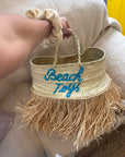 SALE - Tropical Fringe Tote (Large)