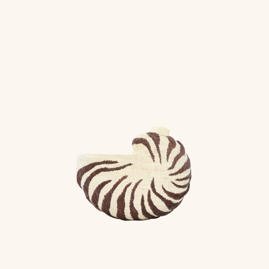 The Anna Clutch | Embroidered Nautilus Shell Handbag – POOLSIDE