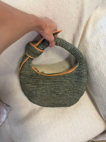 SAMPLE SALE - The Josie Knot Bag (Olive)