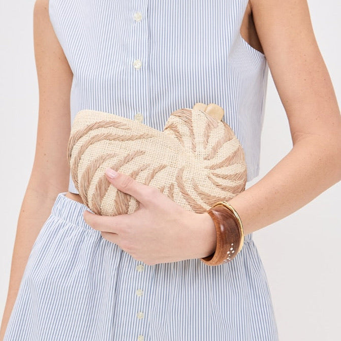 The Anna Clutch - Sand