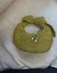 SALE - The Josie Knot Bag (Gold Lurex)