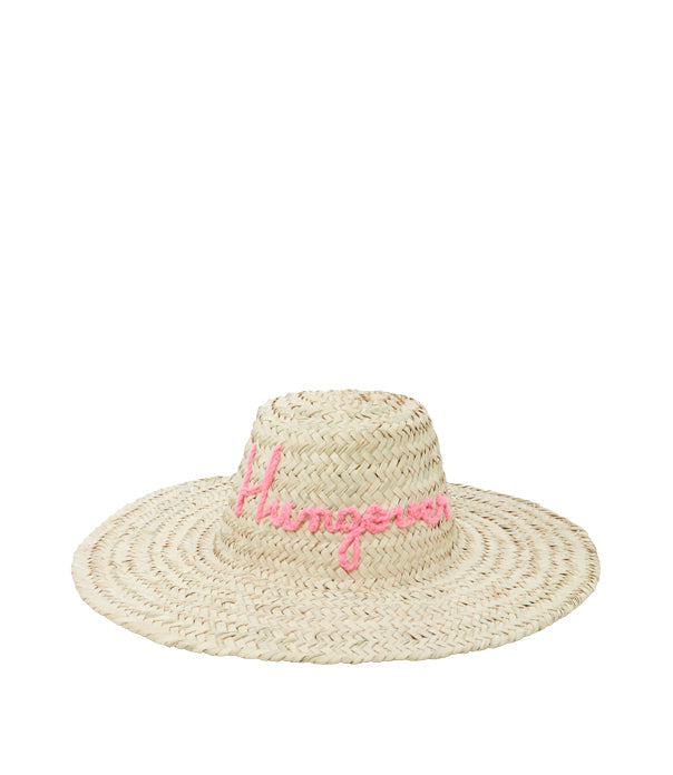 L&#39;Ombre Straw Beach Hat-POOLSIDE