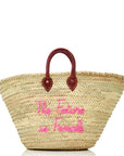 Large Beach Tote (Short Handles)-POOLSIDE