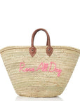 Large Beach Tote (Short Handles)-POOLSIDE