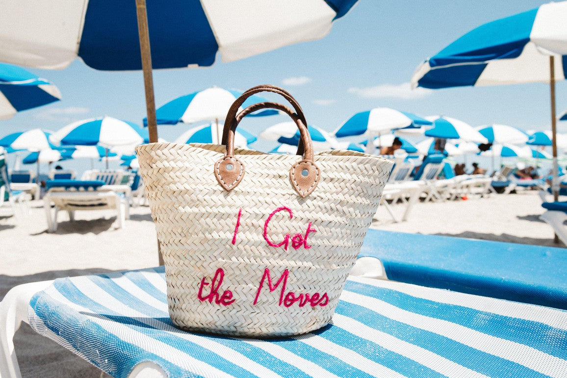 Medium Beach Tote-POOLSIDE