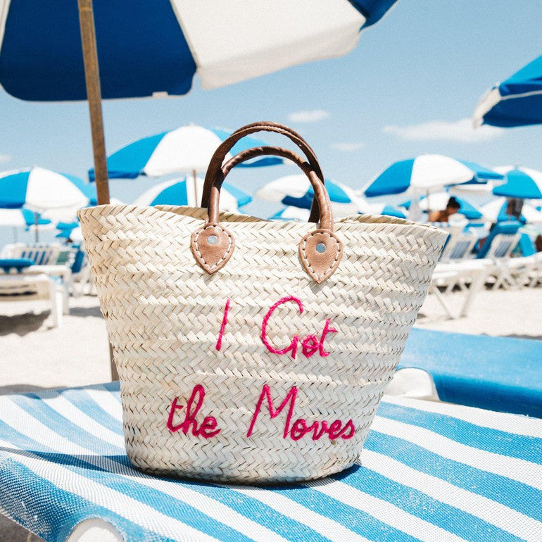 Medium Beach Tote-POOLSIDE