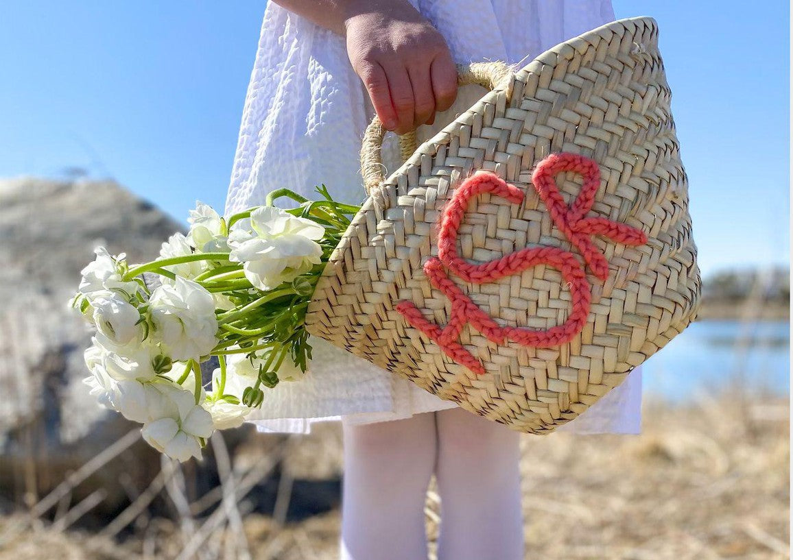 Monogram Basket-POOLSIDE