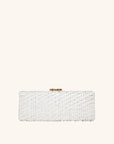 The Nantucket Clutch - White Rattan Clutch - Bridal Accessory
