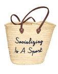 Socializing Is A Sport Tote