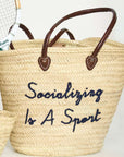 Socializing Is A Sport Tote