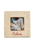 POOLSIDE RAFFIA PICTURE FRAME