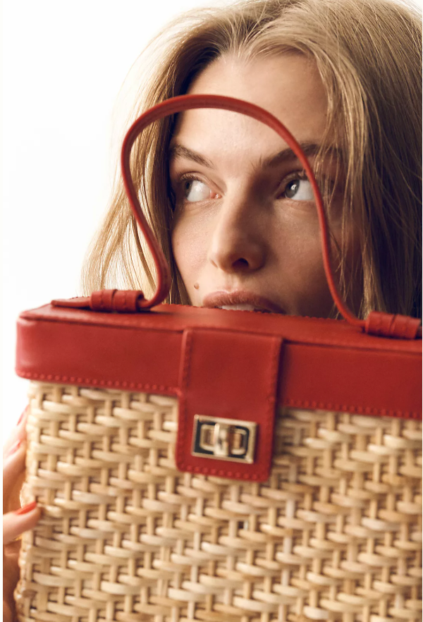 SALE - The Box Bag - Tomato