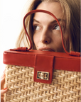 SALE - The Box Bag - Tomato