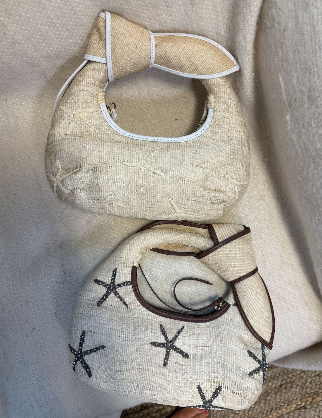 SAMPLE SALE - The Josie Knot Bag (Starfish)