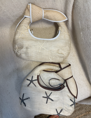 SAMPLE SALE - The Josie Knot Bag (Starfish)