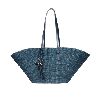 The East West Charm Tote - All Navy