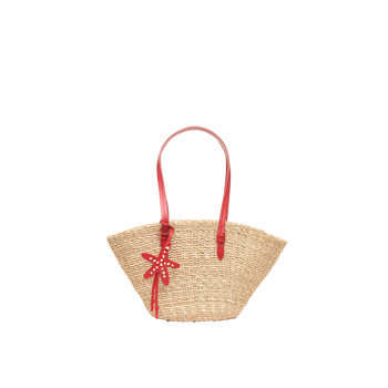 The East West Mini Tote - Tomato