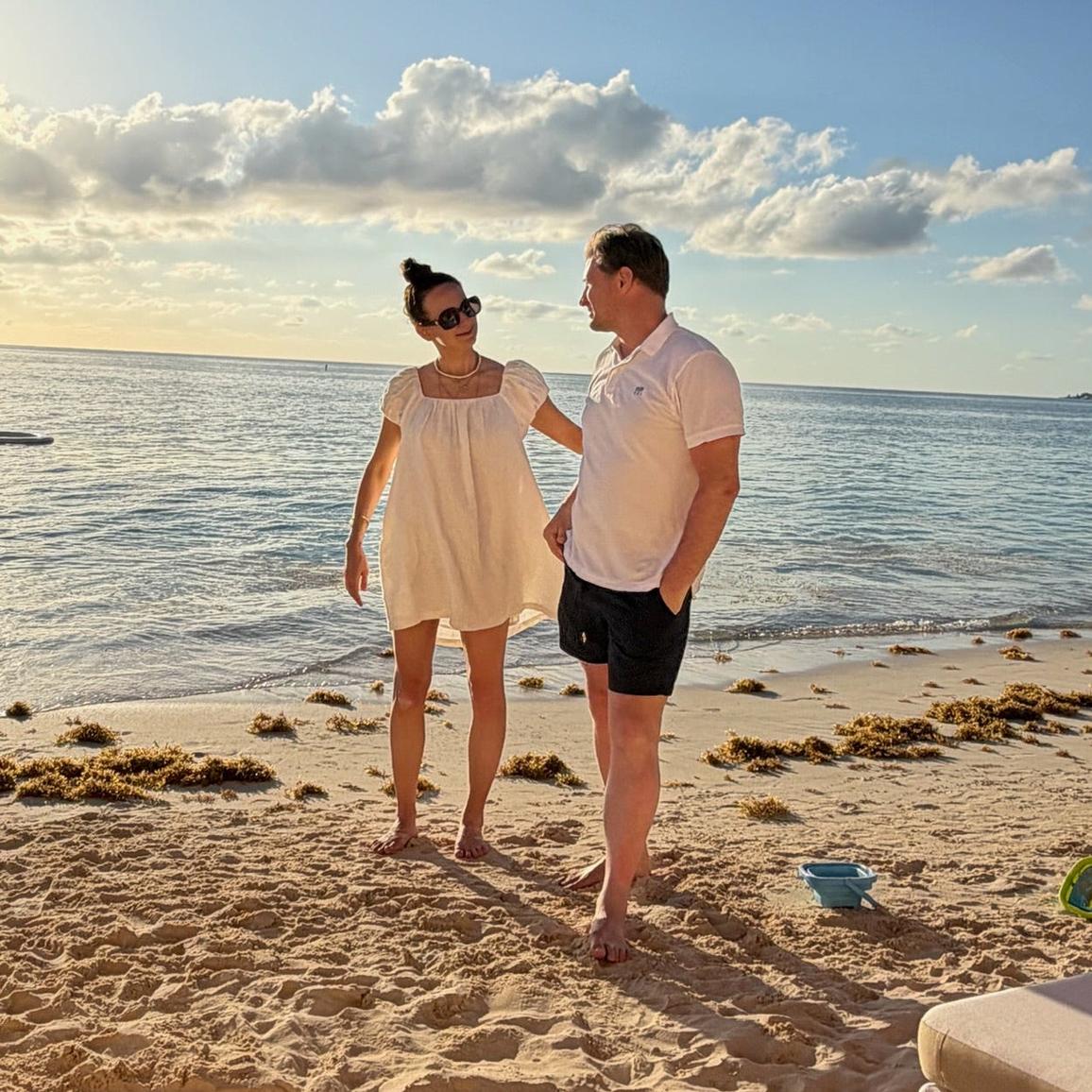 The Mikki Dress Worn On Vacation On The Beach In The Cayman Islands - Summer Mini Dress