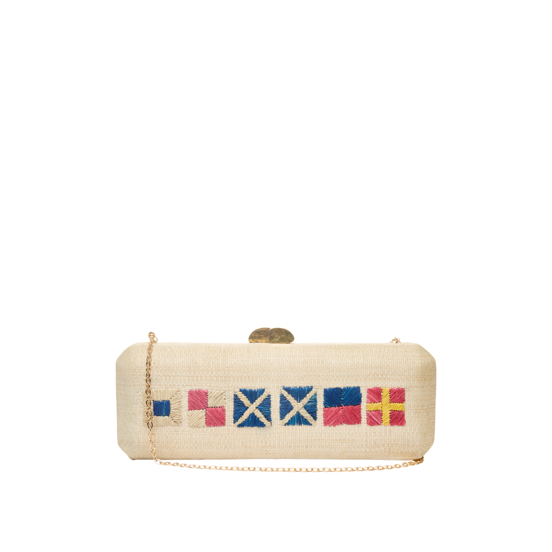 Boat flag summer clutch boat flags clutch