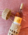 Wine Bottle Basket Bag-POOLSIDE