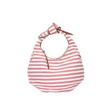 The Josie Knot Bag - Tomato Stripe