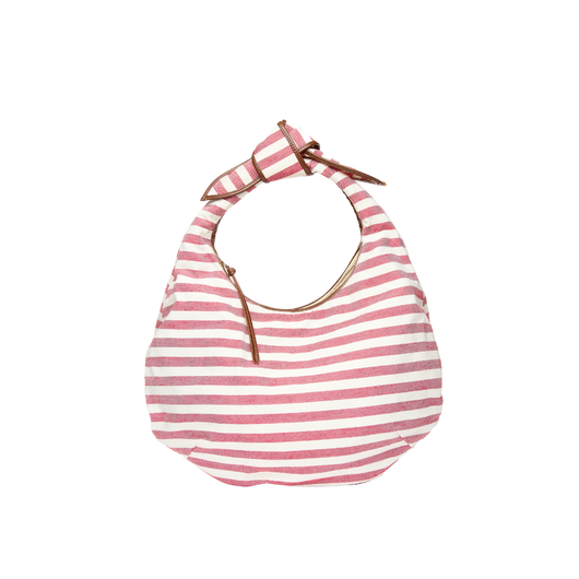 The Josie Knot Bag - Tomato Stripe – POOLSIDE