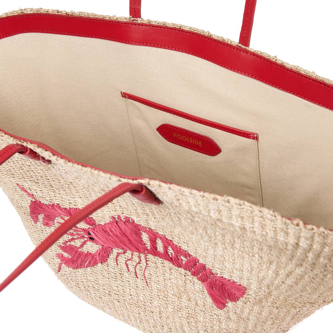 Interior slip pocket inside The Cape Tote