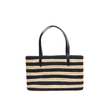 The Capri Tote - Midnight Stripe