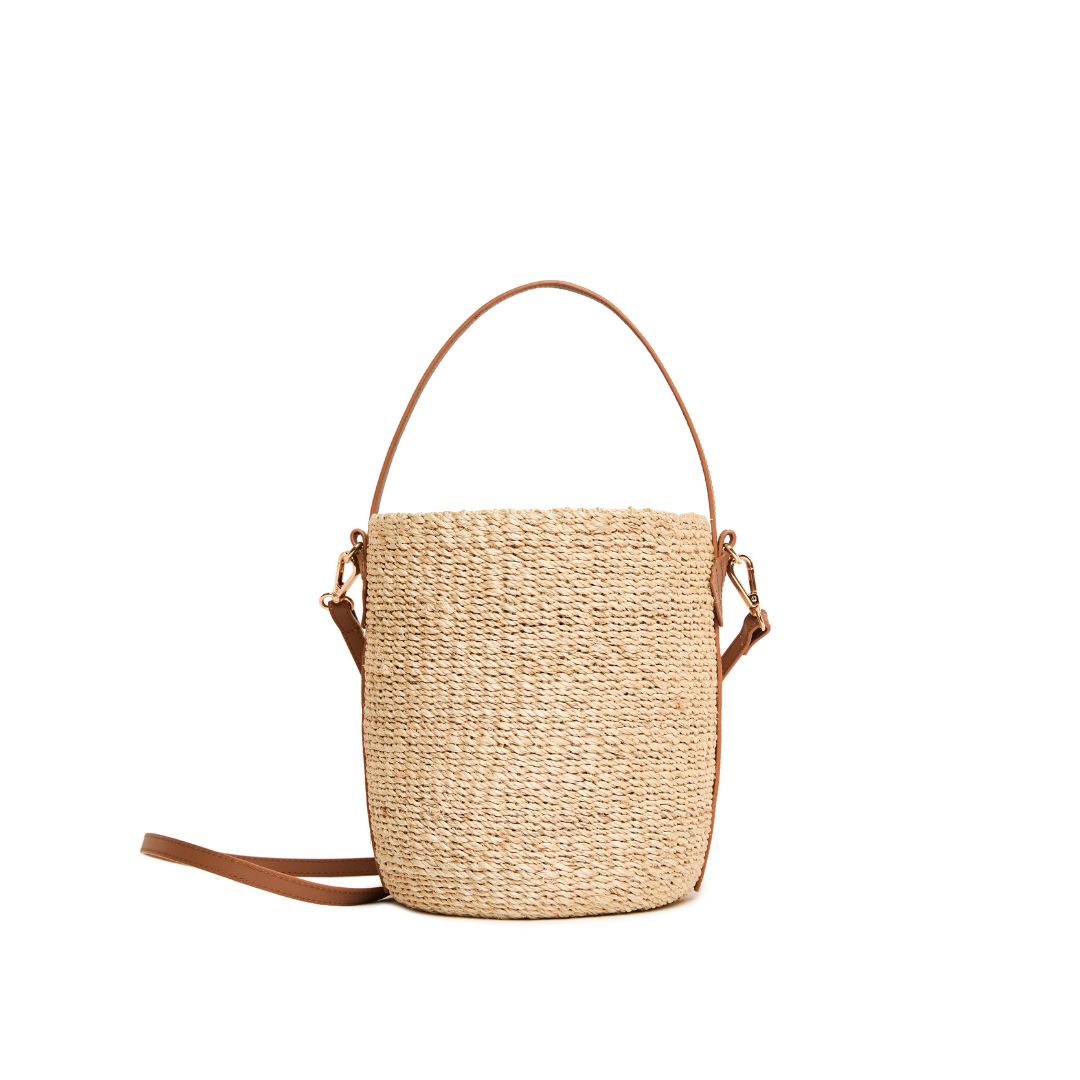 Removable crossbody strap on The Egypt Beach Tote