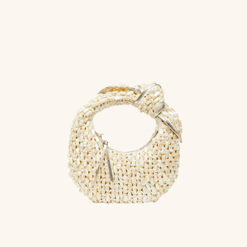 The Josie Knot Bag - All Pearl