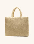 Back view of The Teddy Tote sherpa tote bag
