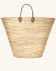 Oversized straw beach tote with sturdy handles – The XXL Market Tote